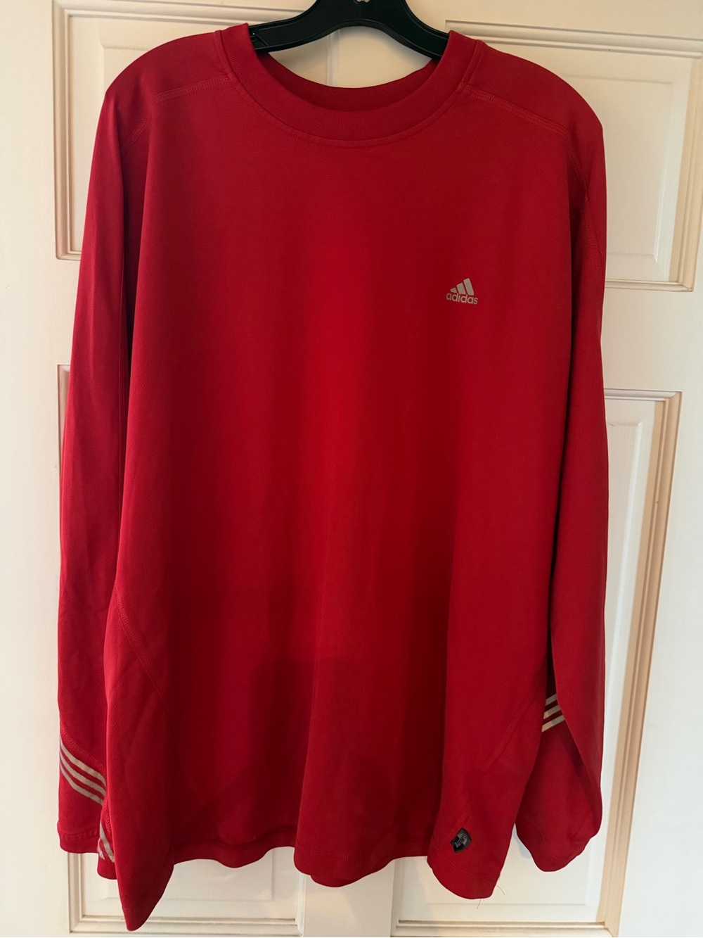 adidas Men’s Red Crewneck Pullover